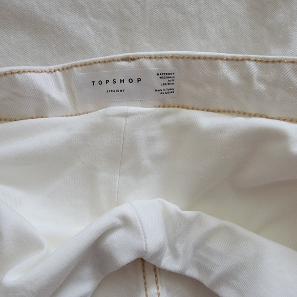 TopShop Maternity Straight Leg Jeans - Picture 7 of 11